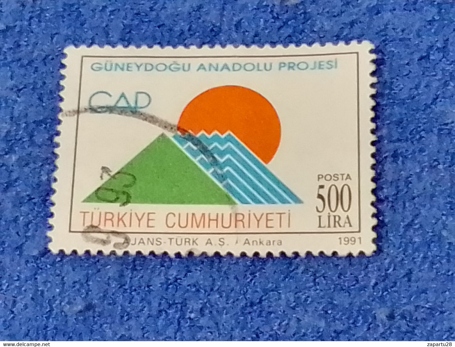 TÜRKEY--1990-00 -  500L   DAMGALI - Oblitérés