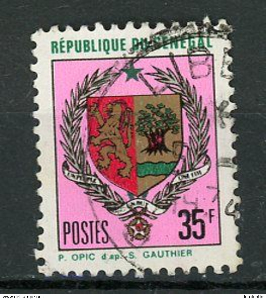 SENEGAL - BLASON - N° Yvert 355 Obli. - Sénégal (1960-...)