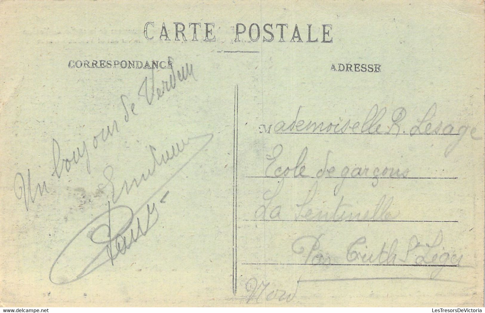 MILITARIAT - Cimetière Militaire Du Faubourg Pavé - Verdun - Carte Postale Ancienne - Cimiteri Militari
