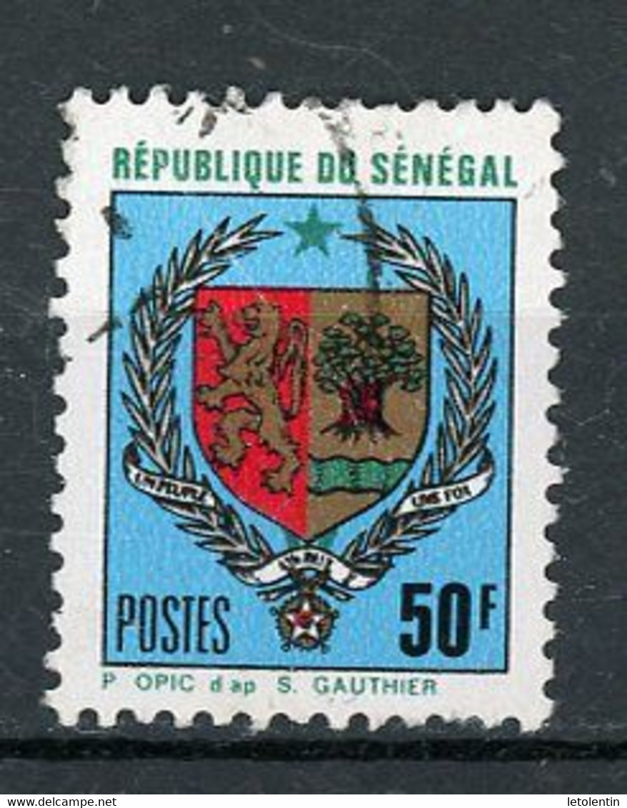 SENEGAL - BLASON - N° Yvert 410 Obli. - Sénégal (1960-...)