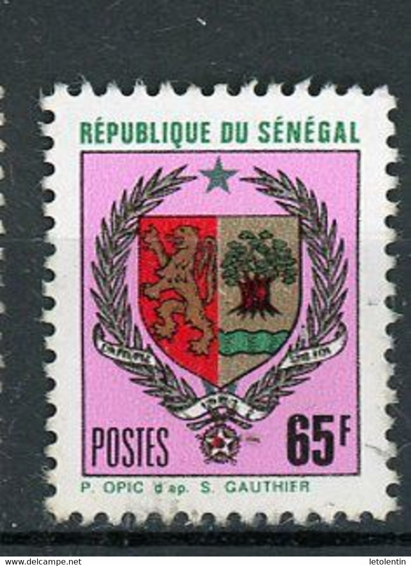 SENEGAL - BLASON - N° Yvert 434 Obli. - Sénégal (1960-...)