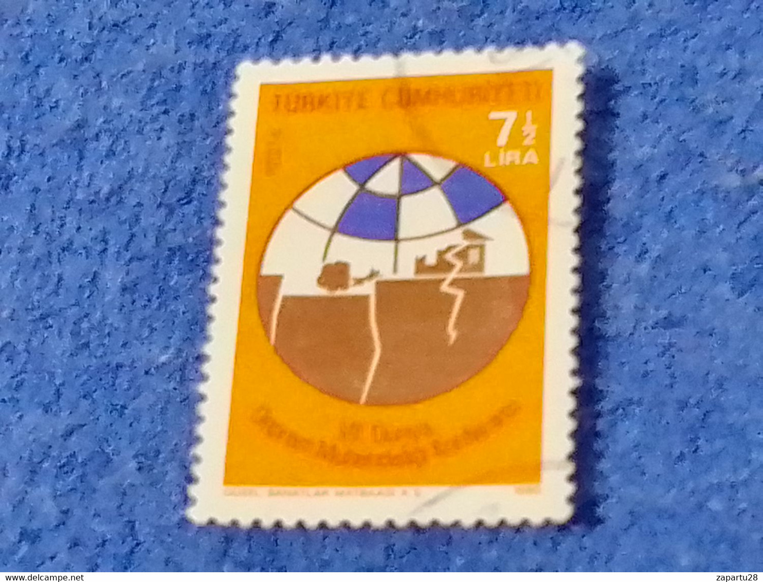 TÜRKEY--1980-90 -    7.50L   DAMGALI - Oblitérés