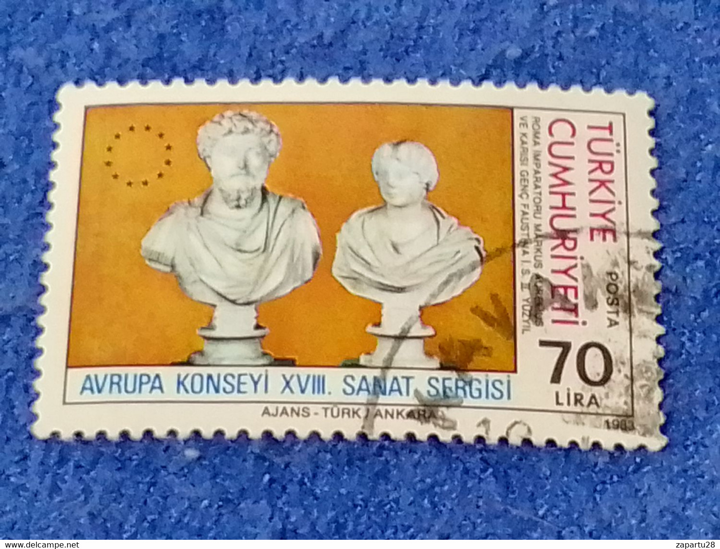 TÜRKEY--1980-90 -    70L   DAMGALI - Used Stamps