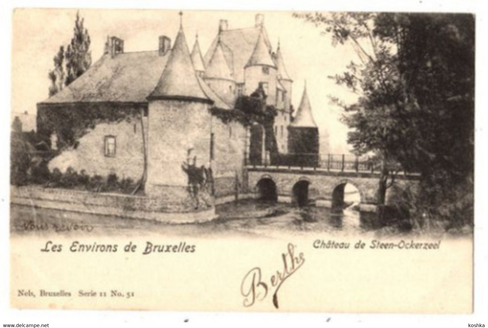 STEENOKKERZEEL -Château De Steen  Ockerzeel - Verzonden In 1904 - Uitgave Nels , Serie 11 No 51 - Steenokkerzeel