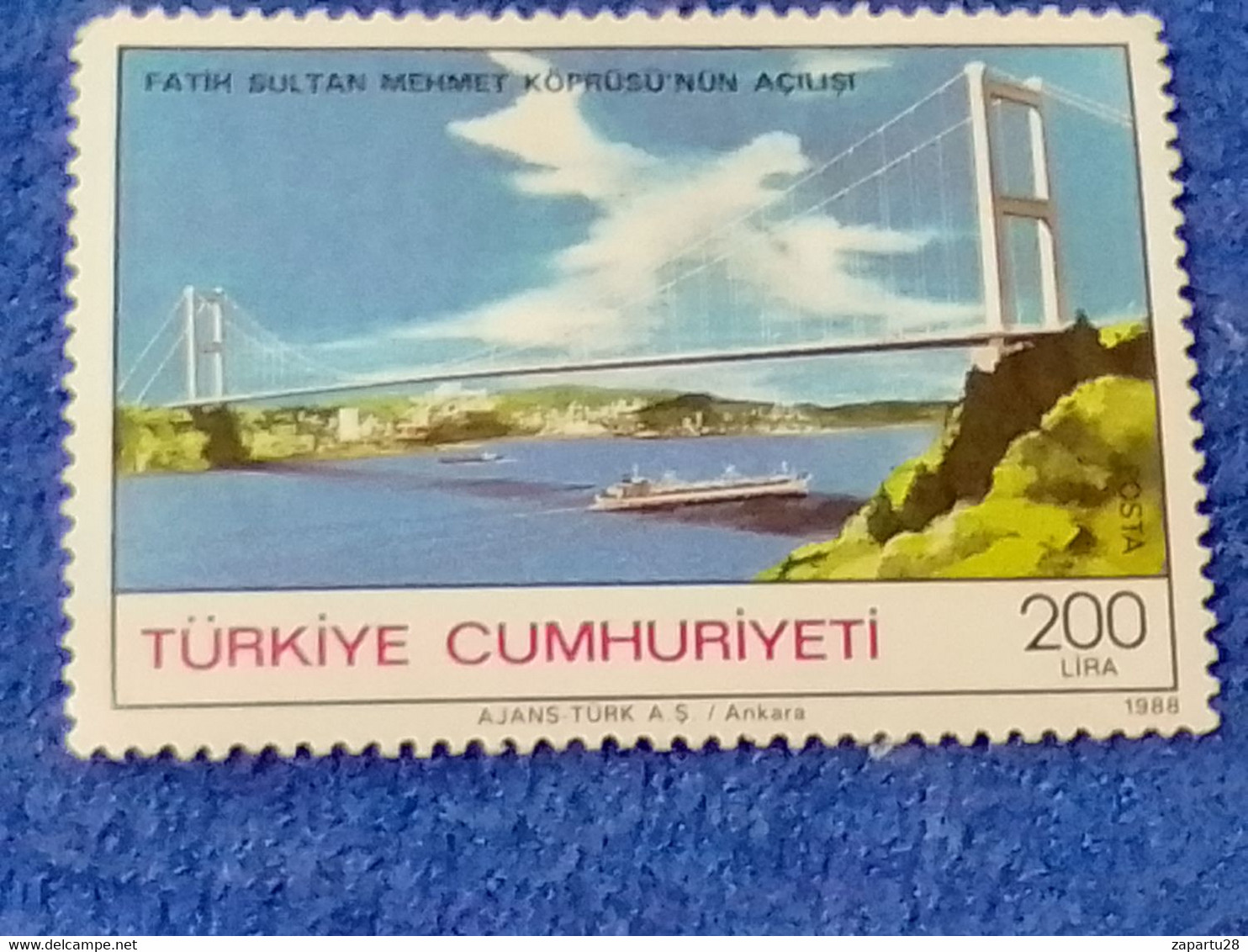 TÜRKEY--1980-90 -    200L   DAMGALI - Used Stamps