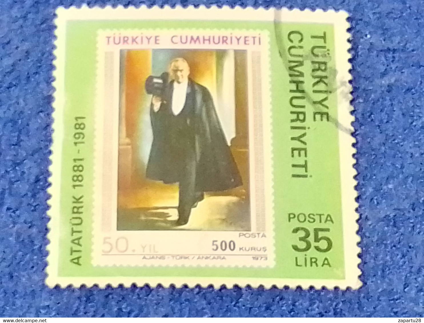 TÜRKEY--1980-90 -   30L   DAMGALI - Used Stamps