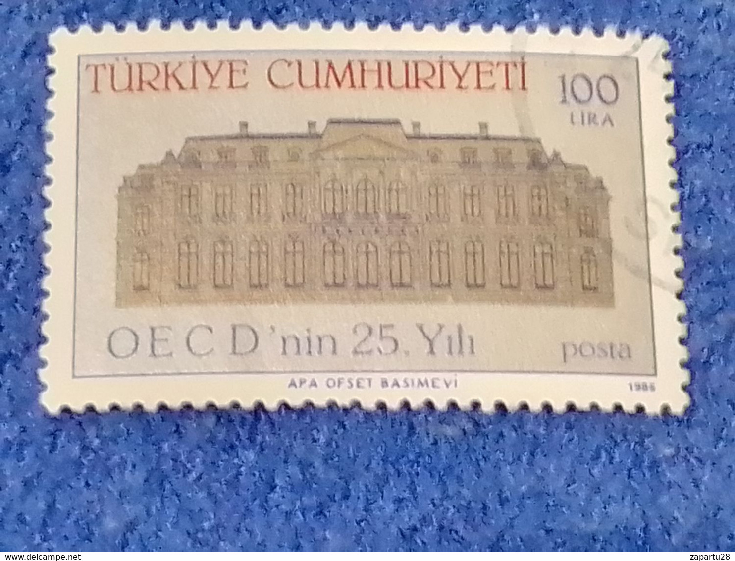 TÜRKEY--1980-90 -   100L   DAMGALI - Usados