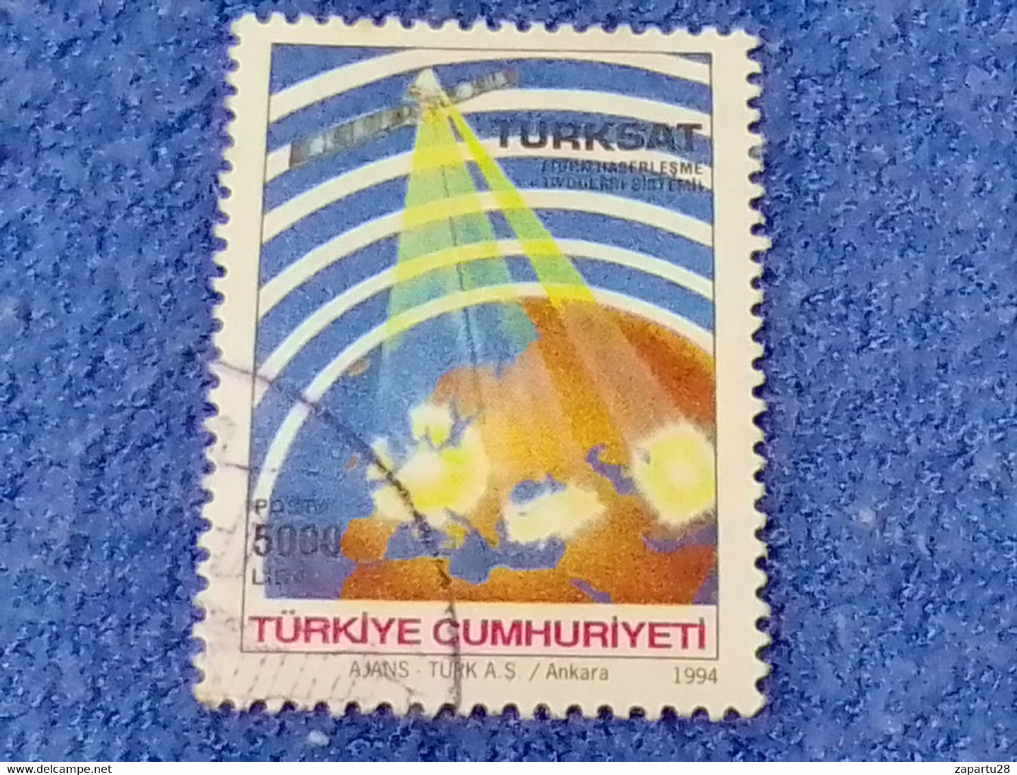 TÜRKEY--1990-90 - 5000L   DAMGALI - Oblitérés