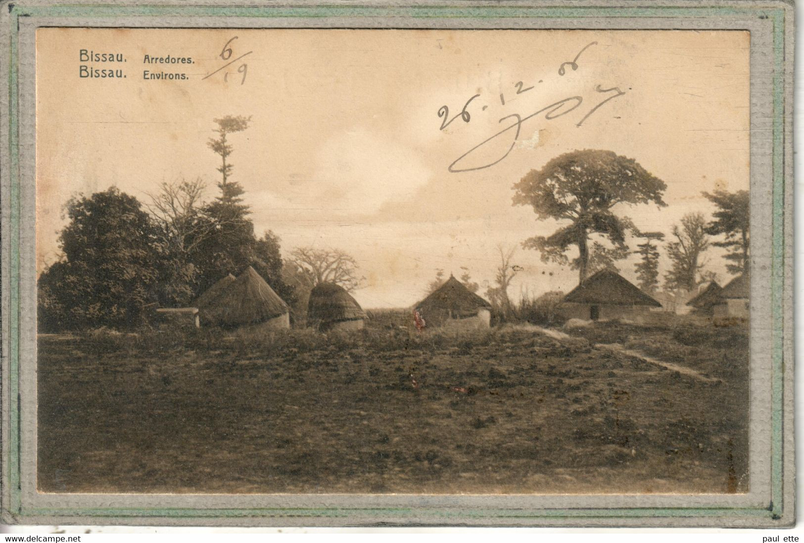 CPA - (Guinea-Bissau) Guinée-Bissau - BISSAU - Arredores - Environs  - 1907 - Guinea-Bissau