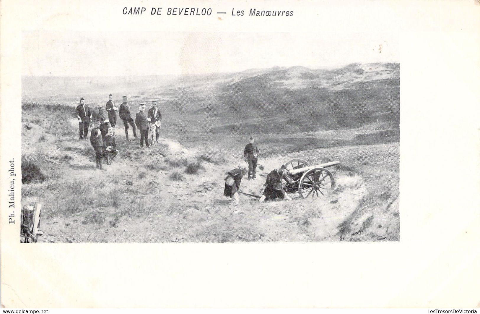 MILITARIAT - Camp De Beverloo - Les Manoeuvres - Carte Postale Ancienne - Casernes