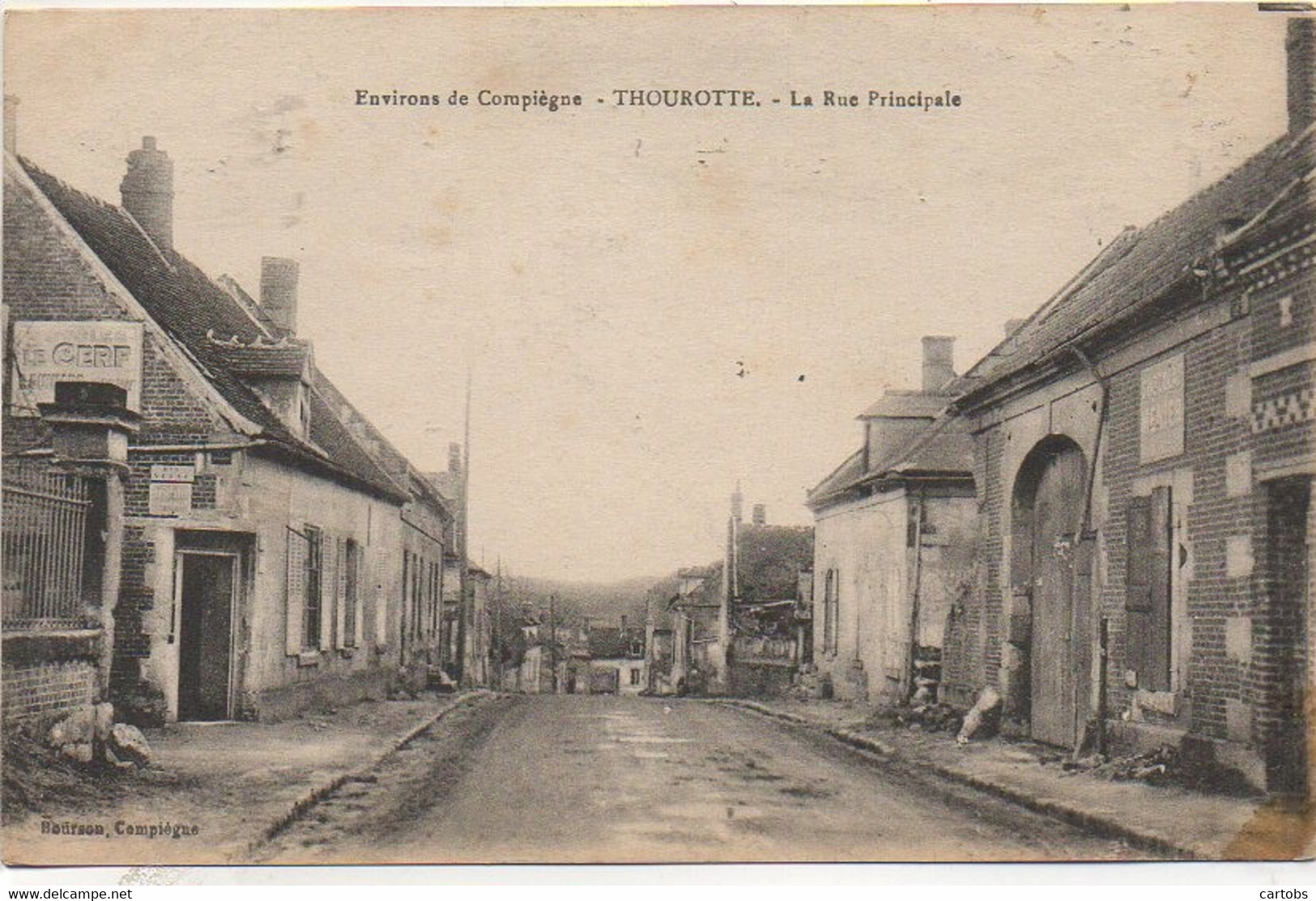60 THOUROTTE  La Rue Principale - Thourotte