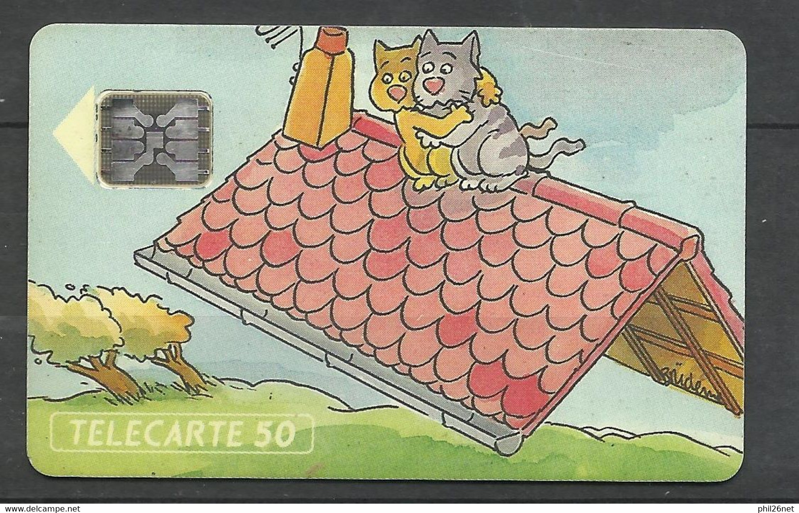 Télécarte Illustrée Humoristique En 608 MACIF Rhône Alpes 1993   50U  Par Bridenne Assurance Habitation   BTB - 1993