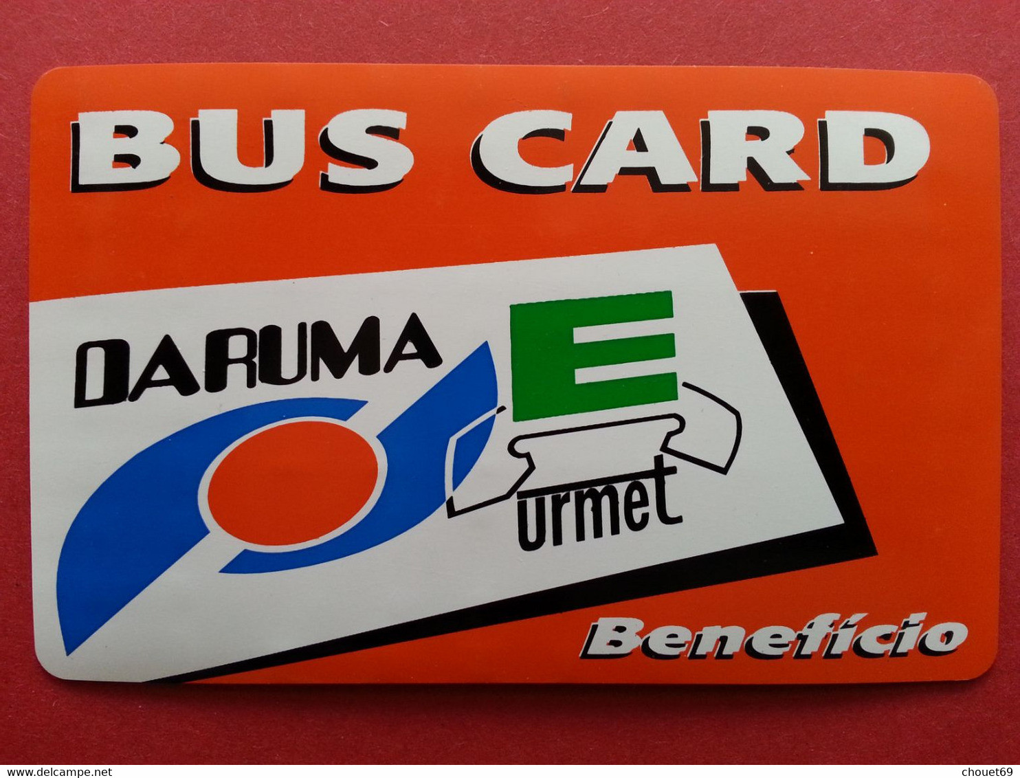 BUS CARD ORANGE Daruma URMET 10u Telephone Test Inductive Mint Unused Neuve (BA1019 - Tests & Service