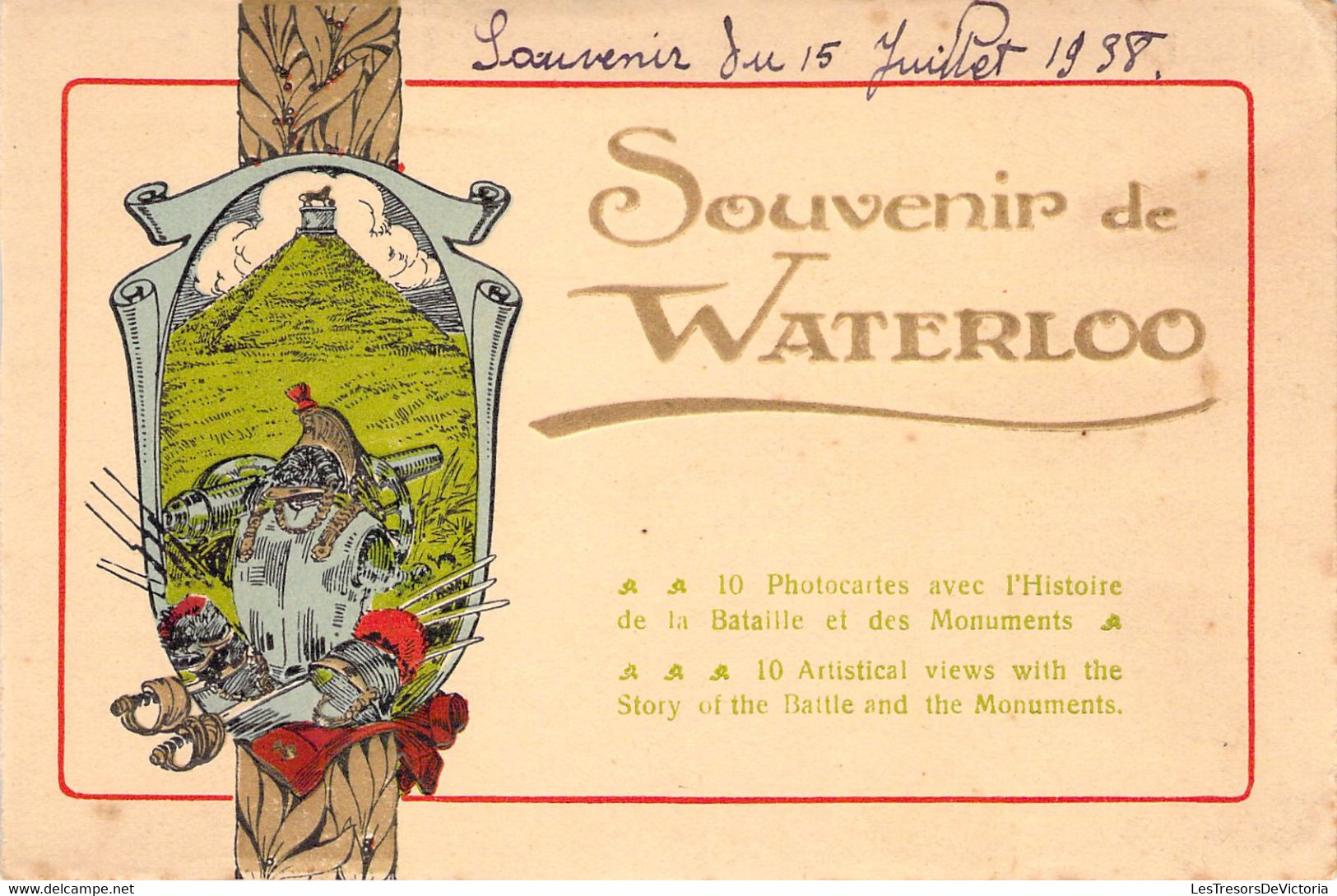 POLITIQUE - Napoléon - Souvenir De Waterloo - Carte Postale Ancienne - People