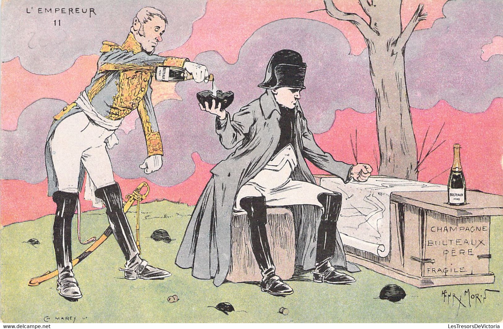 POLITIQUE - Napoléon - Illustration De Morin - L'empereur - Carte Postale Ancienne - Personajes