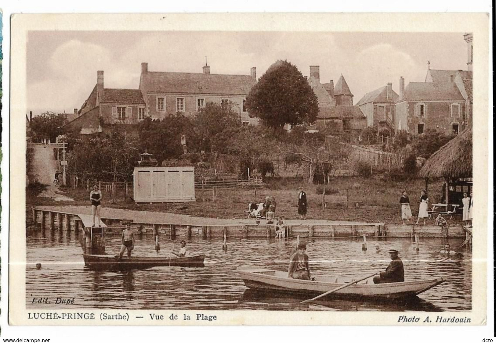 LUCHE-PRINGE  (72) Vue De La Plage - Ed. Dupé, Phot. Hardouin - Luche Pringe