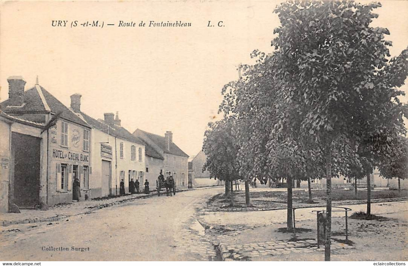 Ury          77       Route De Fontainebleau   Hôtel Du Cheval Blanc    (voir Scan) - Other & Unclassified