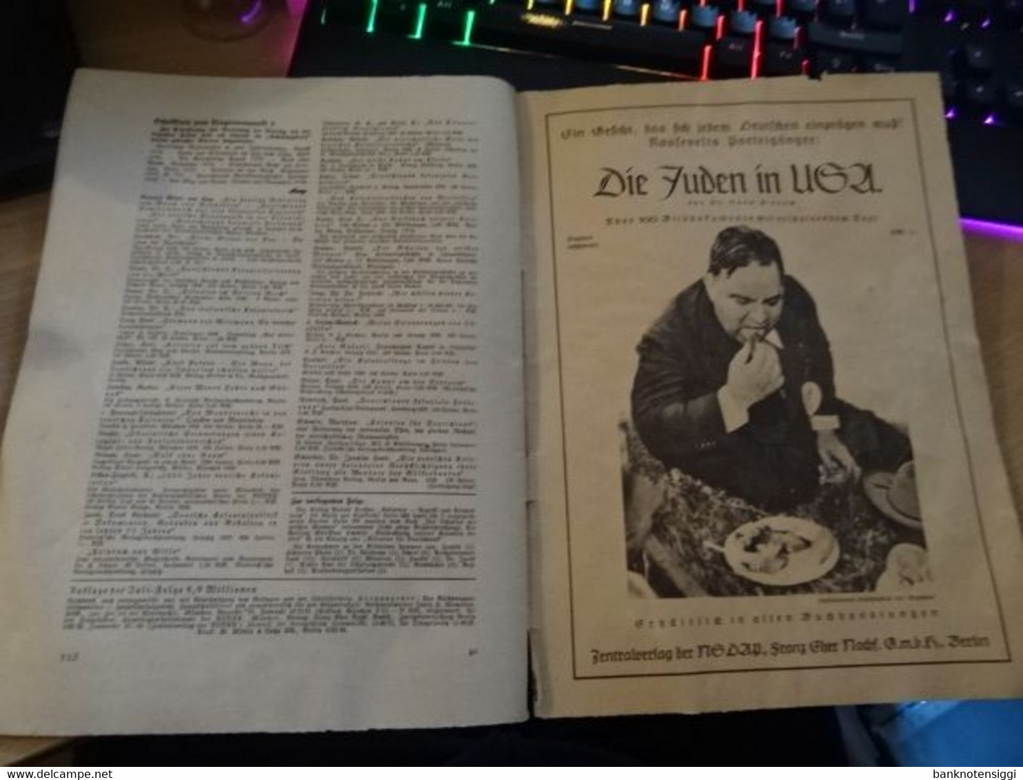 1 Heft  "Schulungsbrief" Unsere Kolonien. 8.Folge 1939