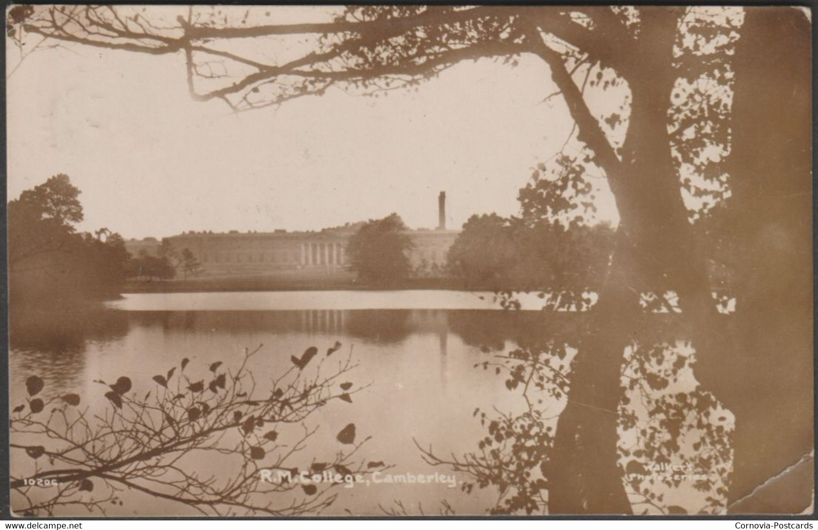 R M College, Camberley, Surrey, 1917 - RP Postcard - Surrey