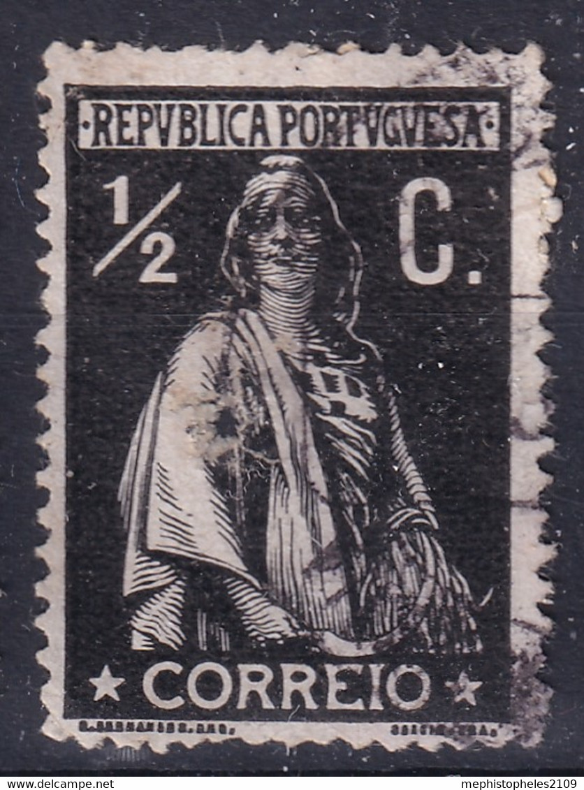 PORTUGAL 1912 - Canceled - Sc# 208 - 1/2c - Oblitérés