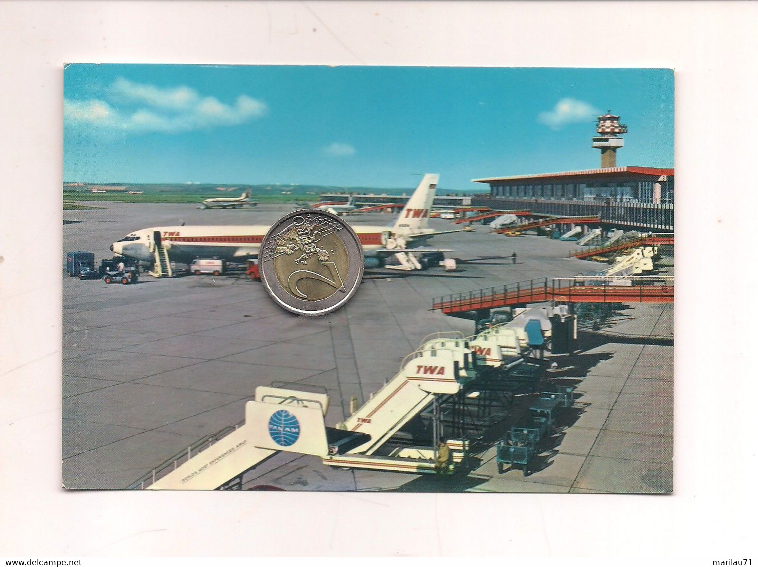 MM2428 Lazio FIUMICINO ROMA AEROPORTO 1968 VIAGGIATA - Fiumicino