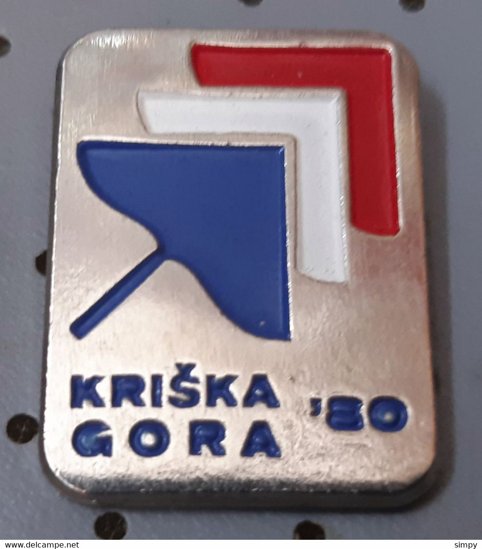 Parachuting Paragliding Kriska Gora 1980 Slovenia Pin - Parachutespringen