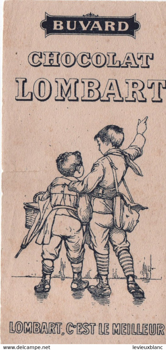 Buvard Ancien/CHOCOLAT LOMBART / Lombart C'est Le Meilleur //Vers 1910-1930     BUV554 - Chocolat