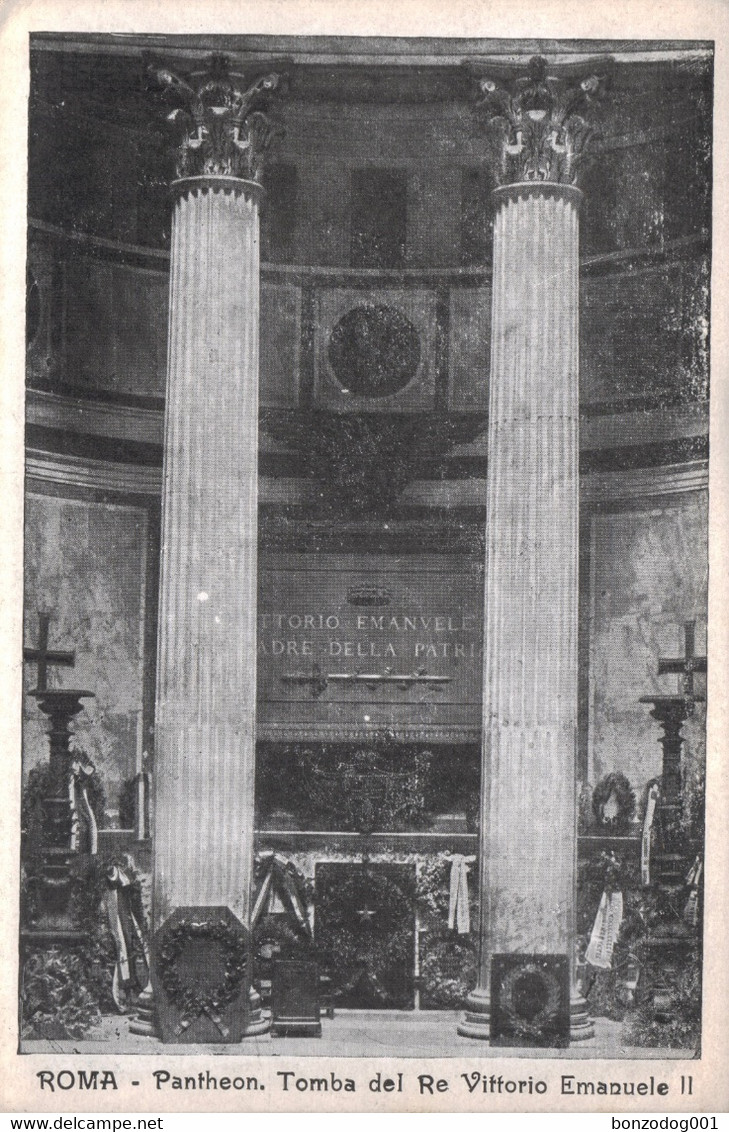 Tomb Of Victor Emanuele II, Pantheon, Rome. Unposted - Pantheon