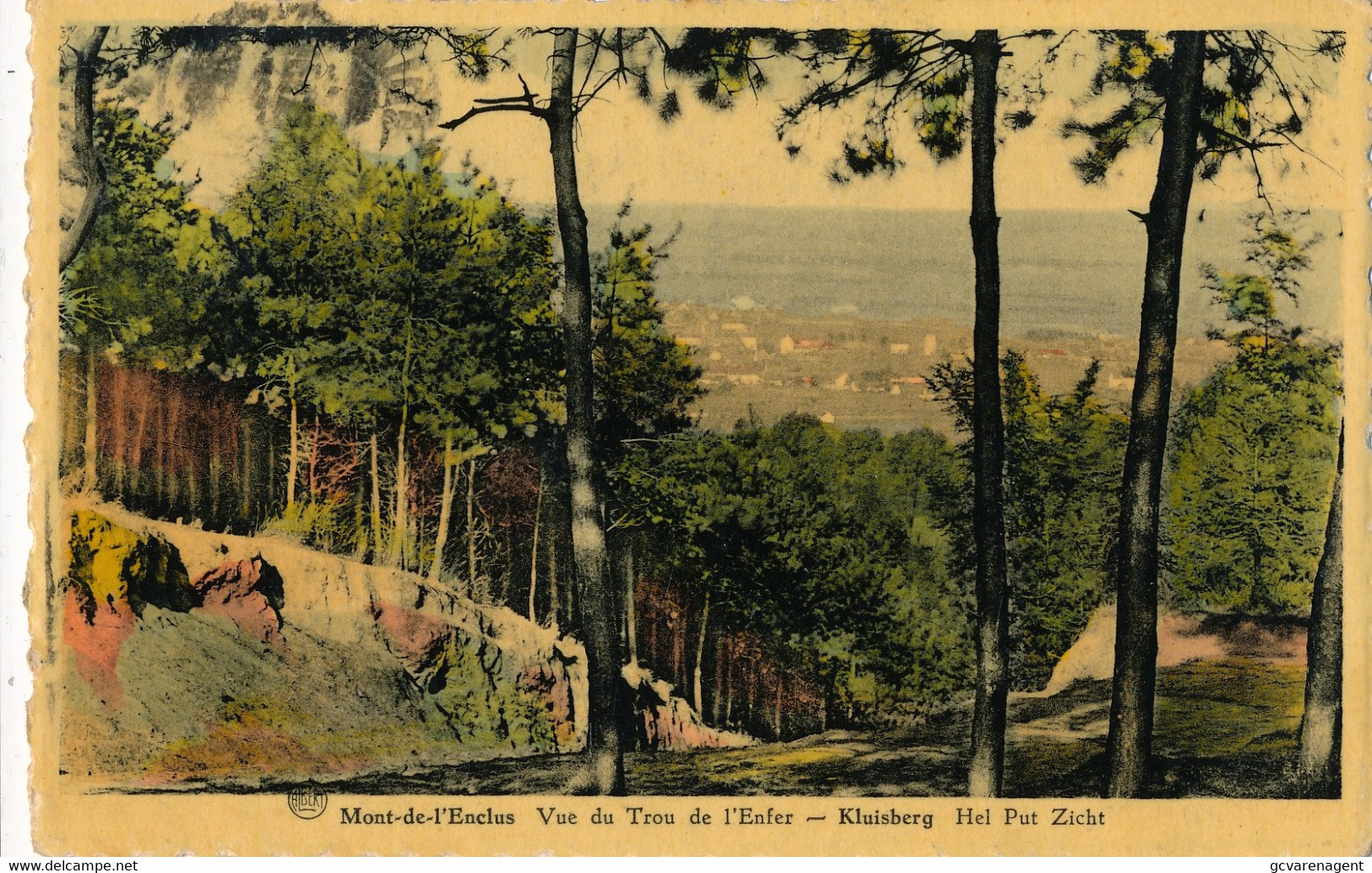 ORROIR MONT DE L'ENCLUS   VUE DU TROU DE L'ENFER                2 SCANS - Kluisbergen