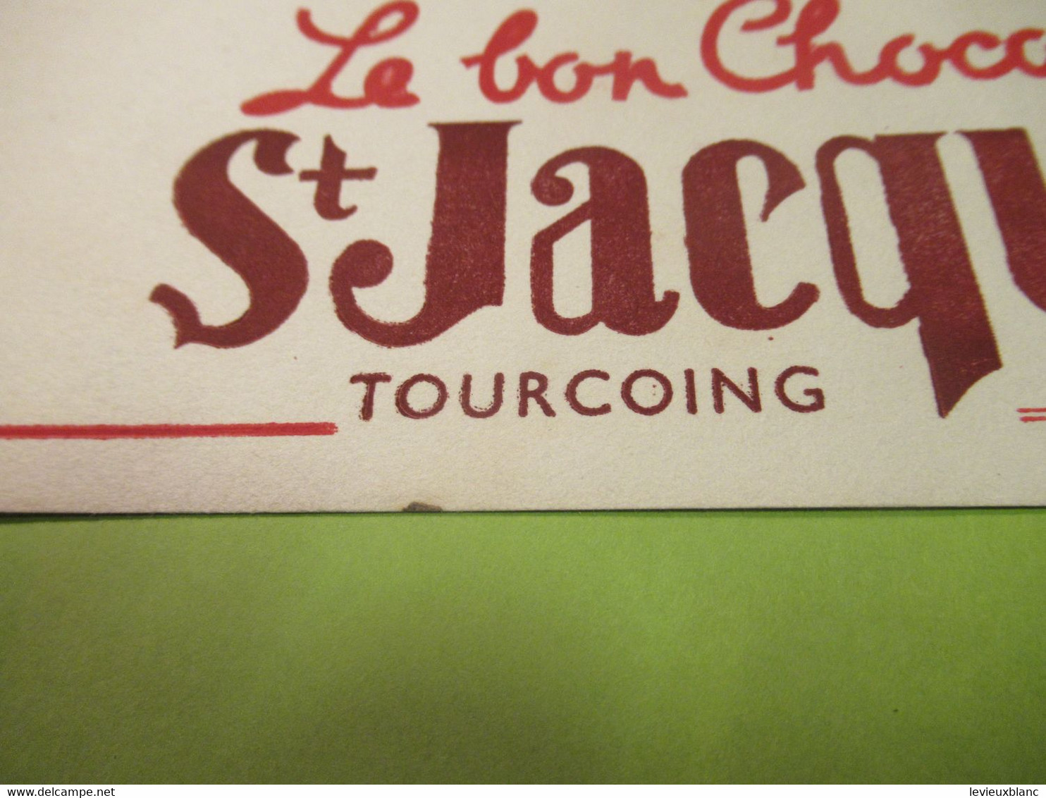 Buvard Ancien/CHOCOLAT SAINT-JACQUES /Le Bon Chocolat St-Jacques /Vers 1955-1965   BUV623 - Kakao & Schokolade