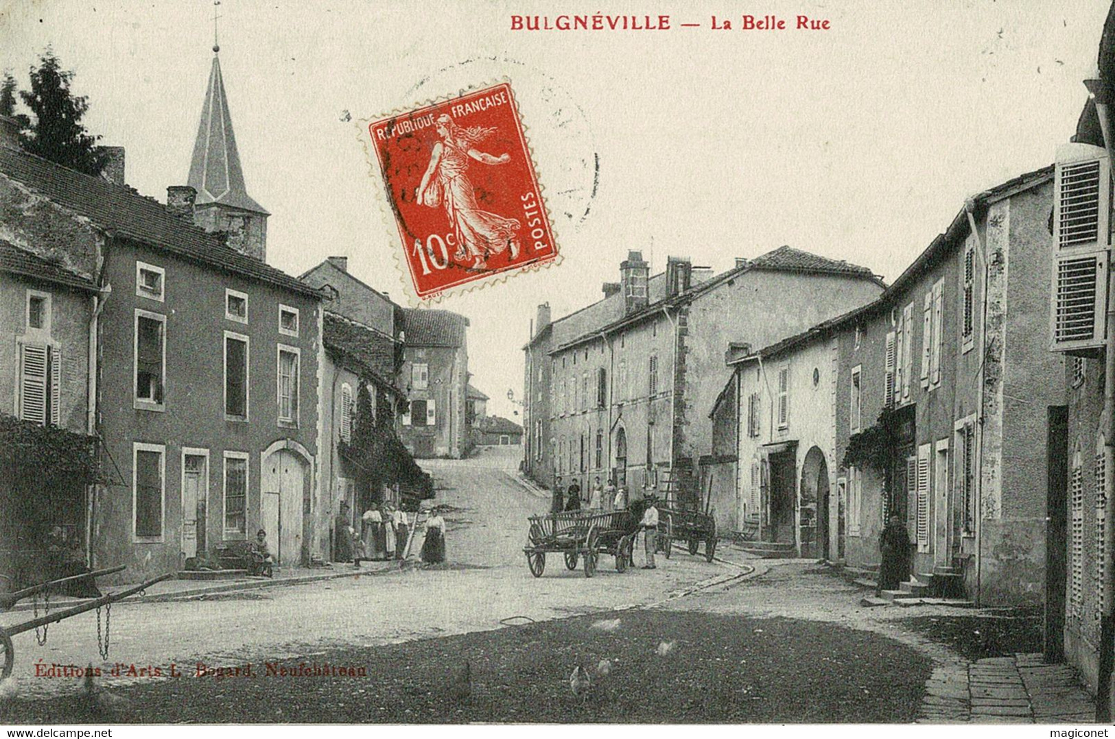 CPA - Bulgnéville - La Belle Rue - Bulgneville