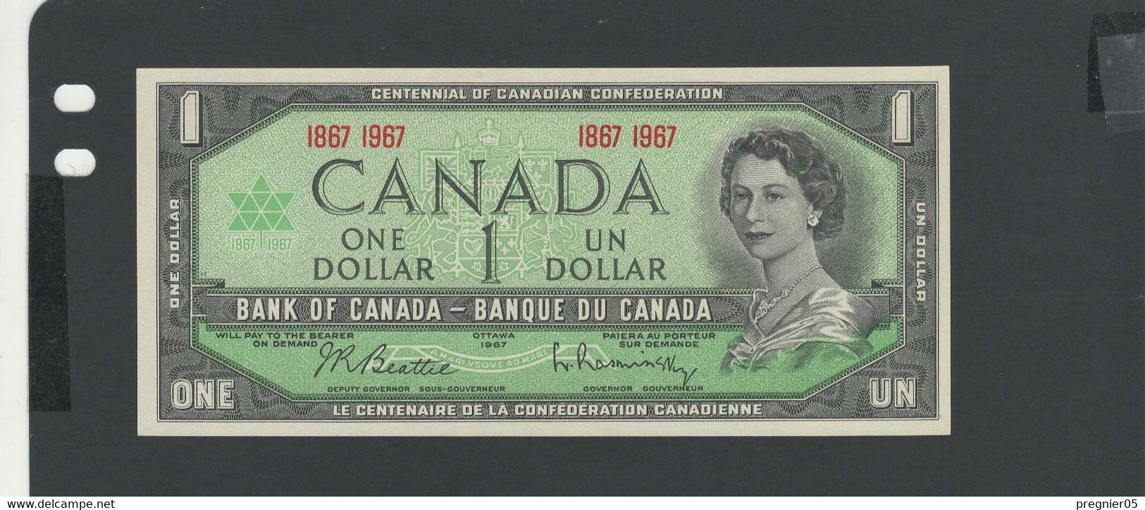 CANADA- Billet 1 Dollar 1967 NEUF/UNC Pick-84 - Canada