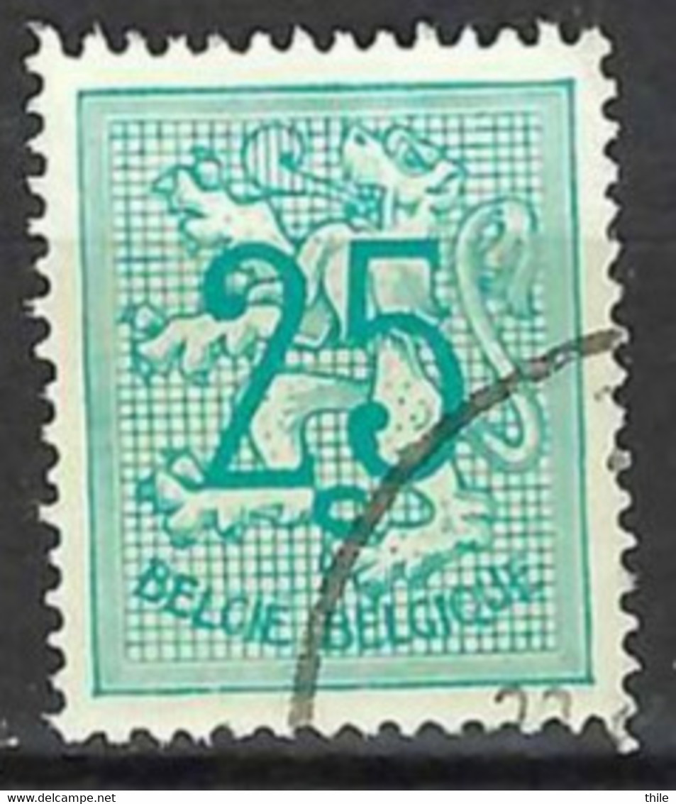 COB 1368 (o) - 1977-1985 Zahl Auf Löwe (Chiffre Sur Lion)