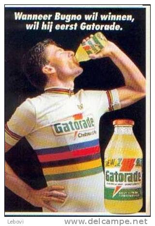 (cyclisme) "BUGNO" - Publicité "Gatorade" - Cyclisme