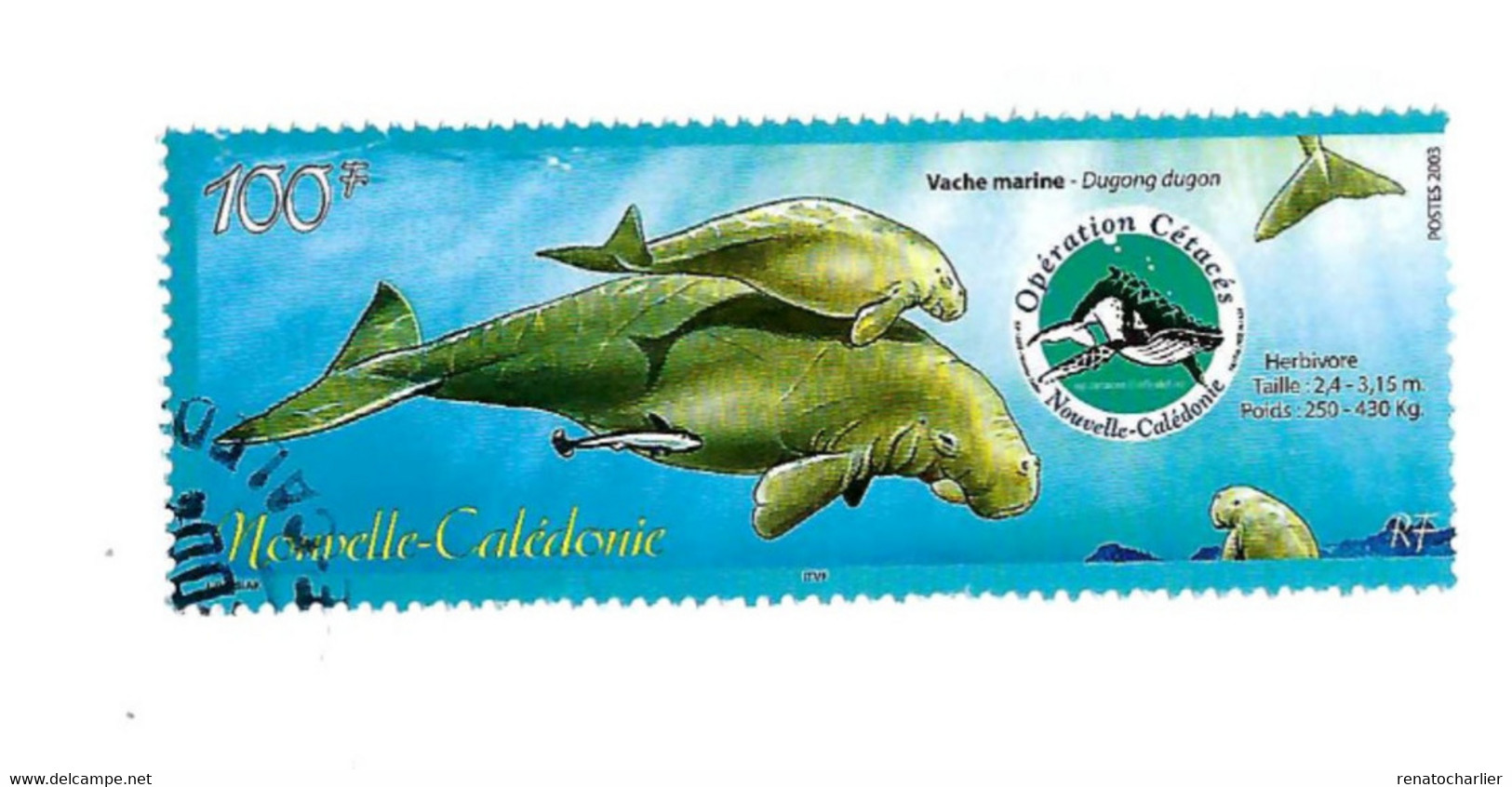 Le Dugong (poisson) - Used Stamps