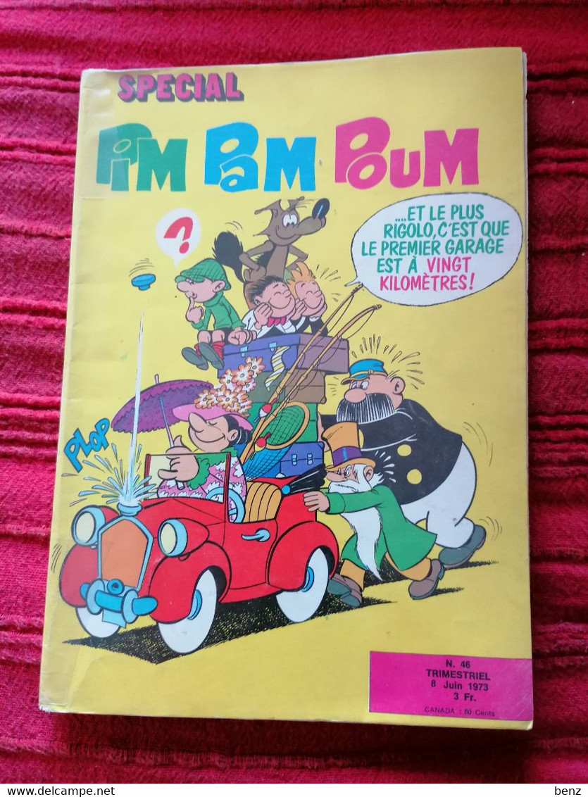 SPECIAL PIM PAM POUM N°46 JUIN 1973 EDITION LUG TB ETAT - Pim Pam Poum