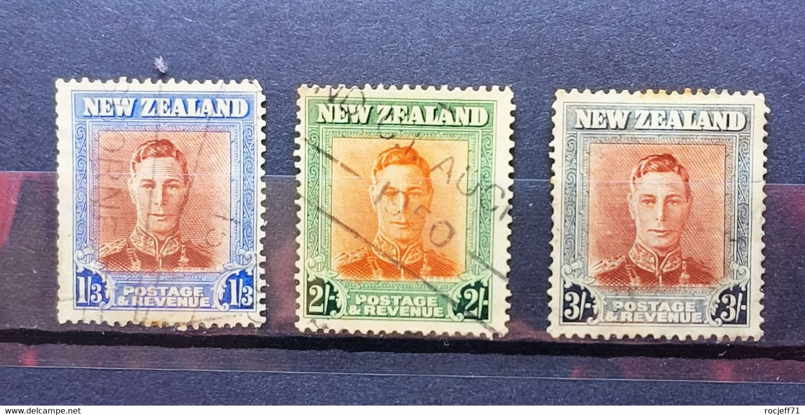 02 - 23  //  New Zealand - Nouvelle Zélande 1947 - N° 292 - 293 - 294 - Gebraucht