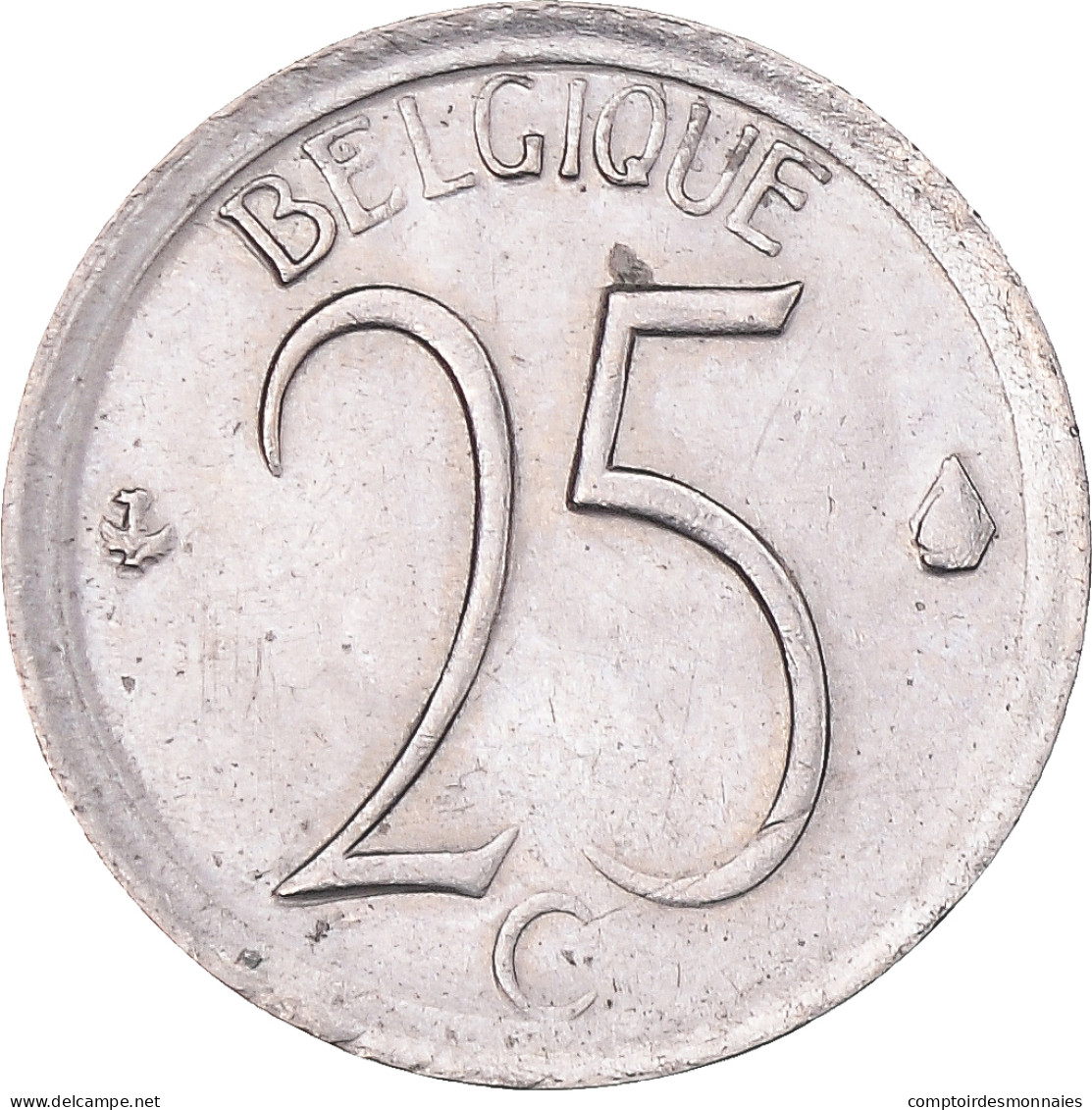 Monnaie, Belgique, 25 Centimes, 1967, Bruxelles, TTB+, Cupro-nickel, KM:153.1 - 25 Cent