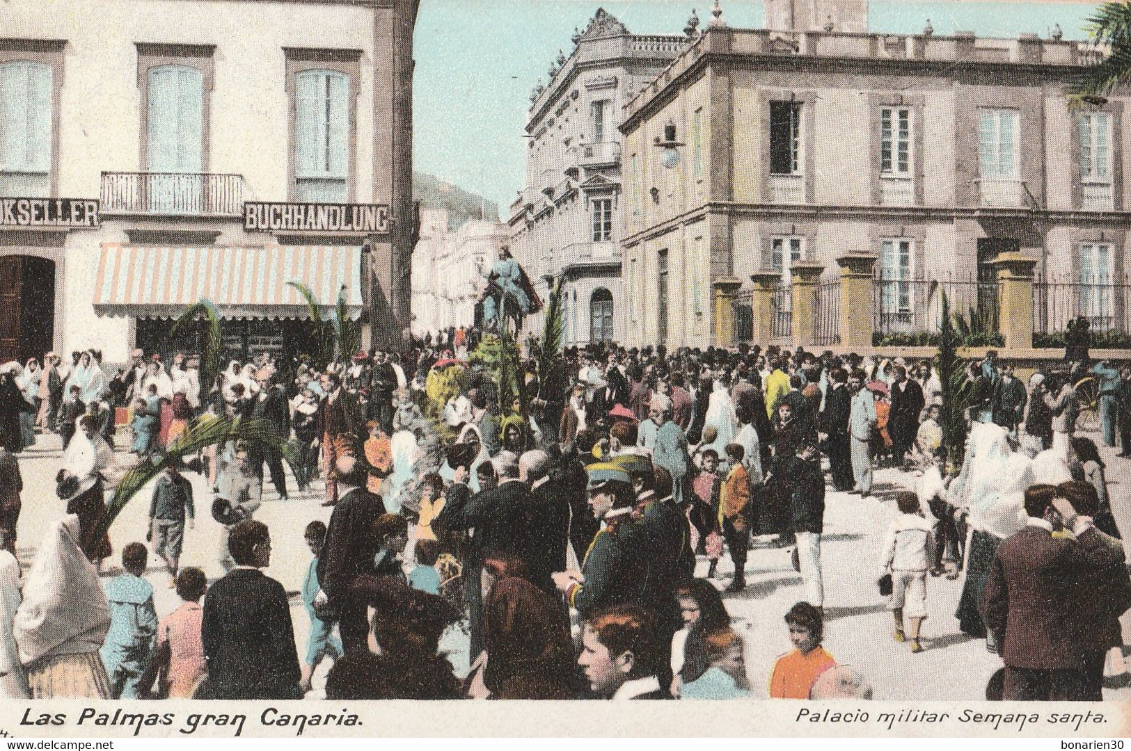 CPA ESPAGNE LAS PALMAS PALACIO MILITAR SEMANA SANTA - La Palma