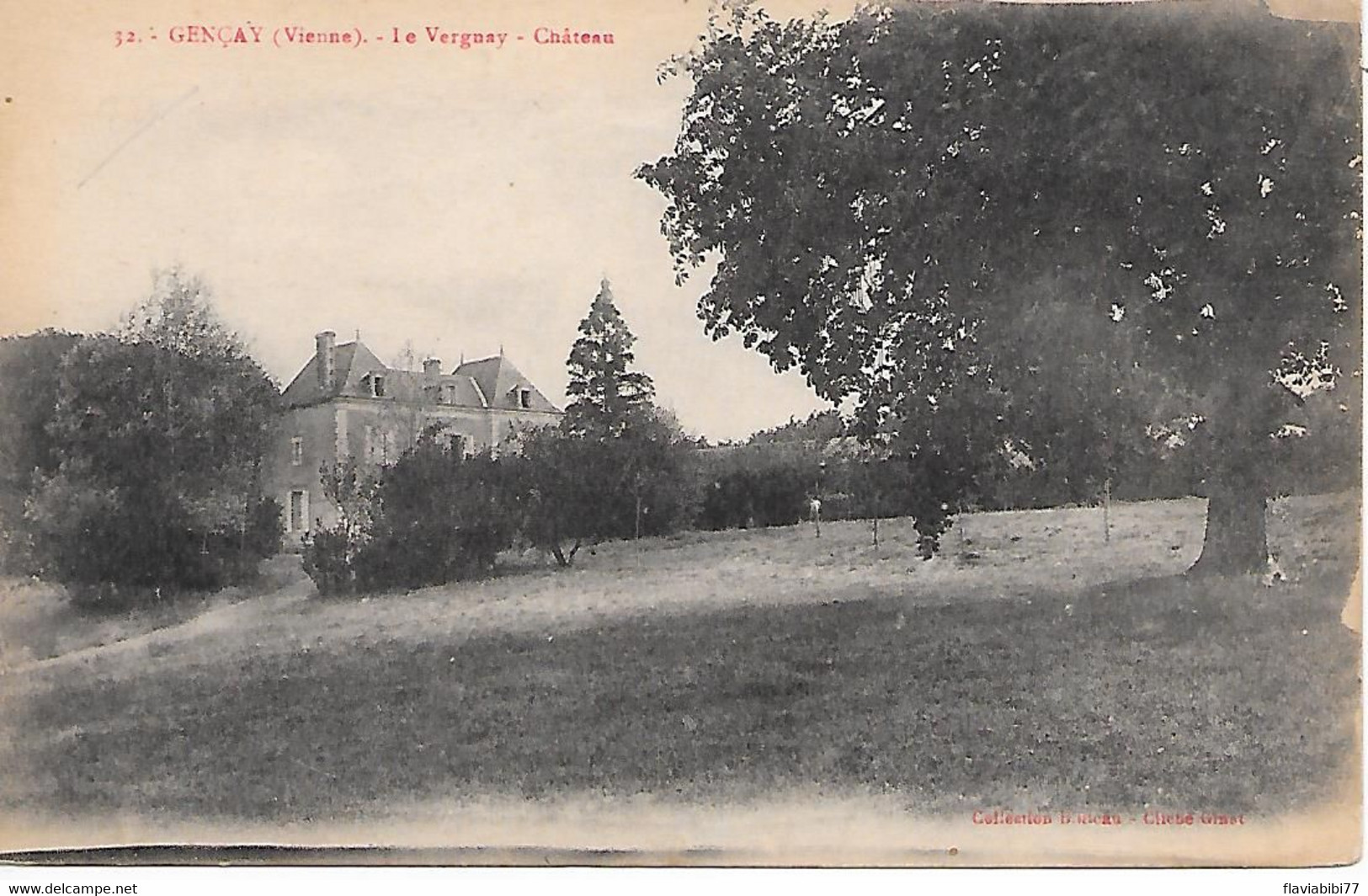 GENCAY   ( 86 ) -  Le Vergnay  Chateau - Gencay