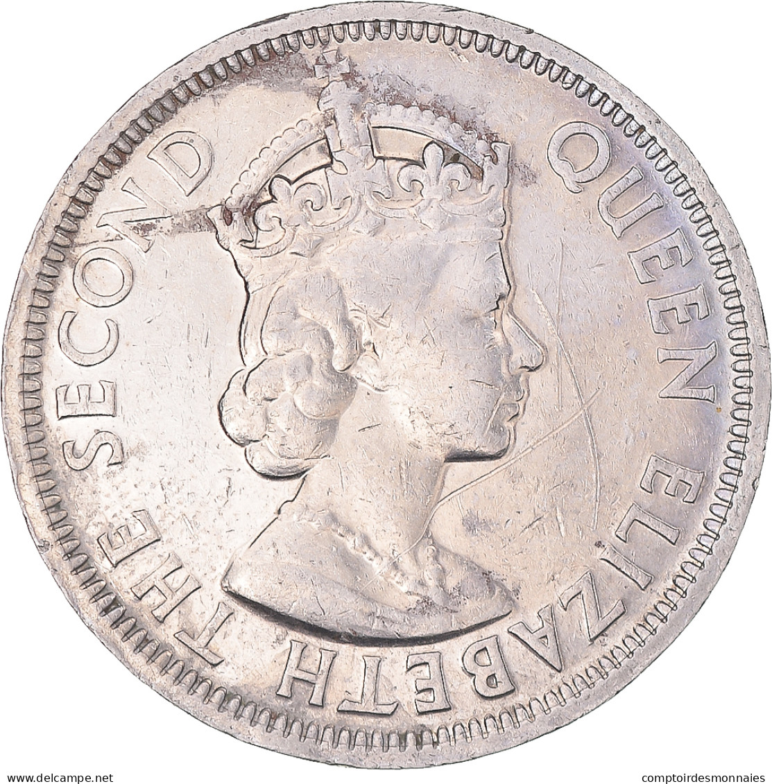 Monnaie, Maurice, Elizabeth II, Rupee, 1975, TTB, Cupro-nickel, KM:35.1 - Mauretanien