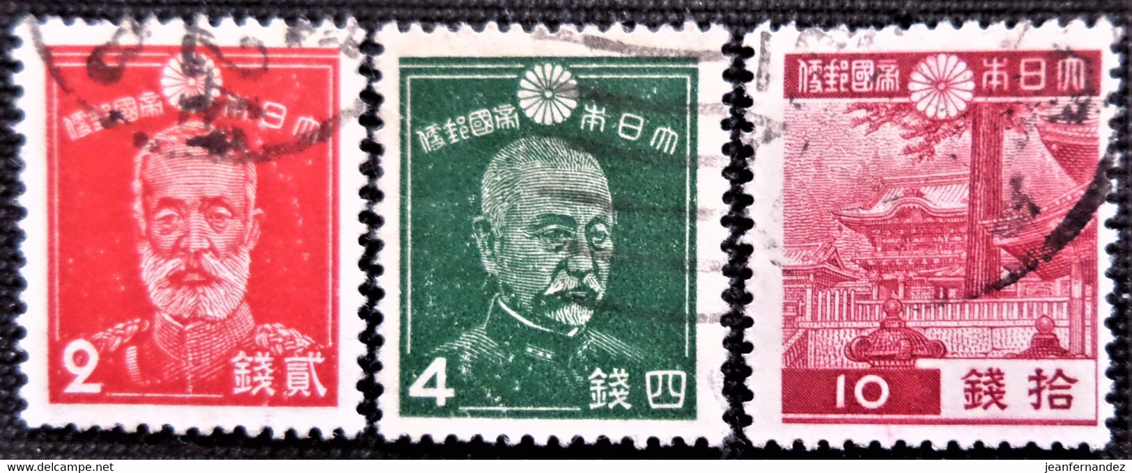 Japon 1937 -1944 New Daily Stamps  Stampworld N° 268_270_275 - Used Stamps