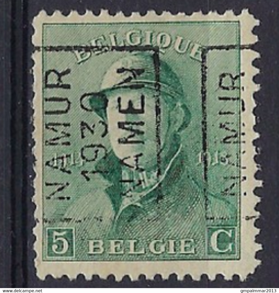 Koning Albert I Met Helm Nr. 167 Voorafgestempeld Nr. 5271 A NAMUR 1930 NAMEN ; Staat Zie Scan ! - Rolstempels 1930-..