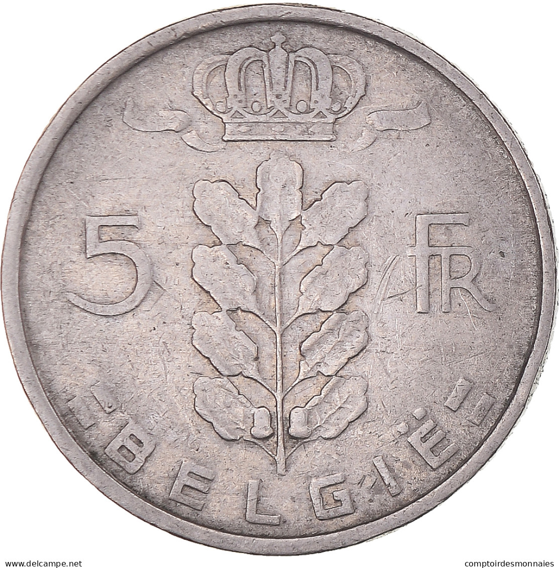 Monnaie, Belgique, 5 Francs, 5 Frank, 1948, TB, Cupro-nickel, KM:135.1 - 5 Francs