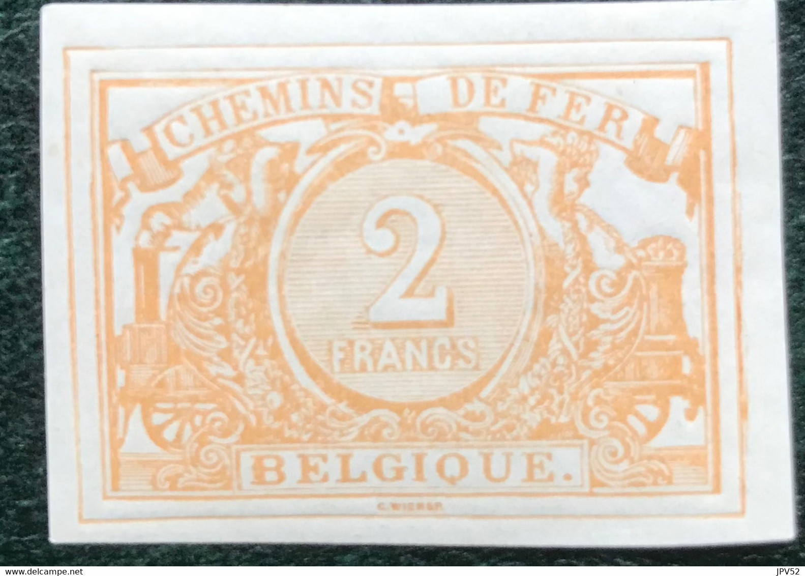 België - Belgique - C15/1 - MNH - 1894 - Witte Cijfer Op Gelijnde Achtergrond - Mint