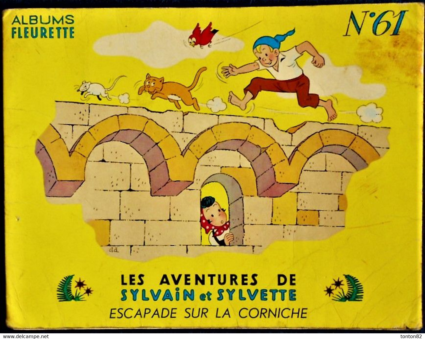 Sylvain Et Sylvette - N° 61 -  " Escapade Sur La Corniche  " - Éditions Fleurus - ( 1963 ) . - Sylvain Et Sylvette
