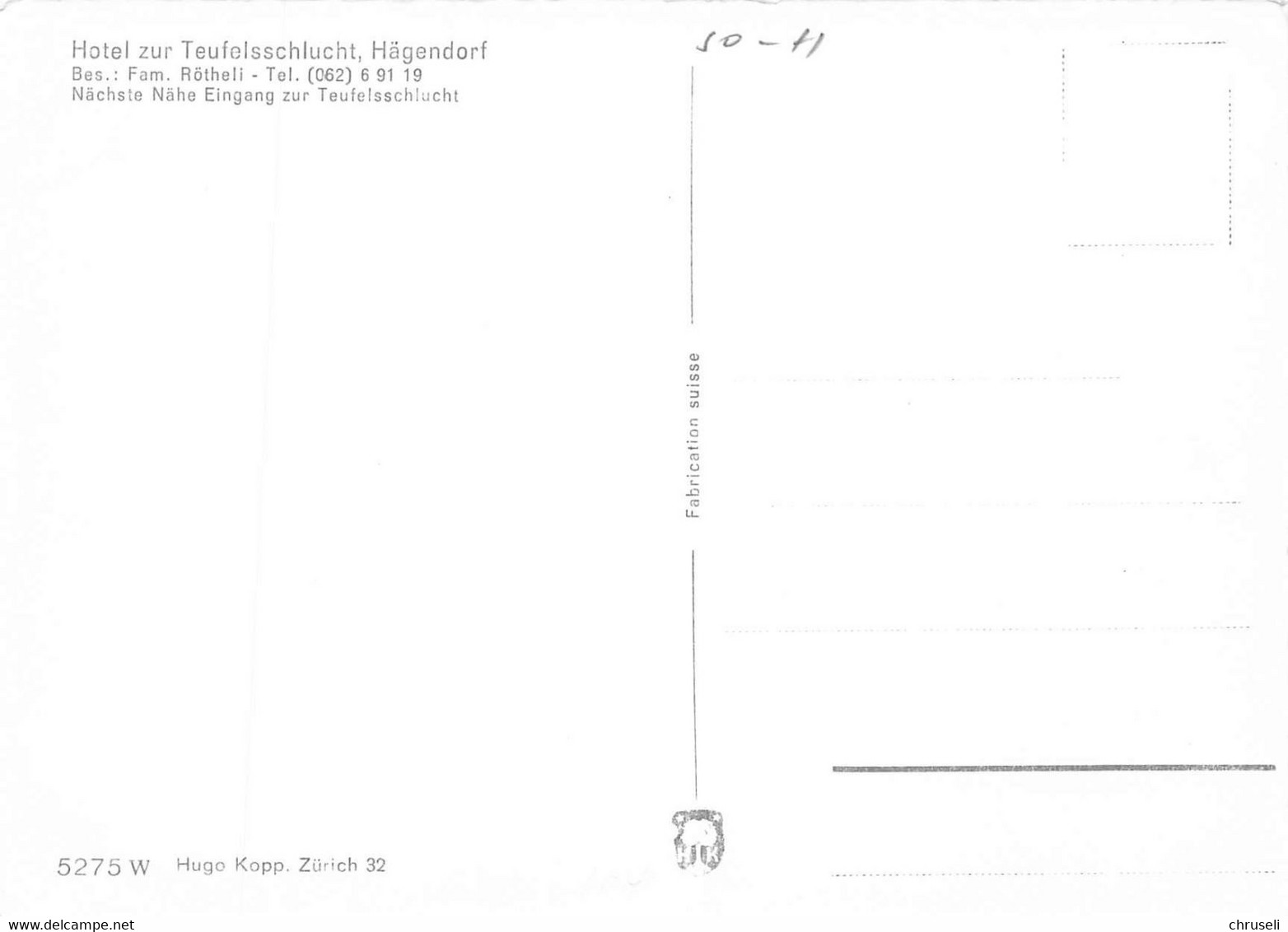 Hägendorf  Hotel Teufelsschlucht Auto - Hägendorf