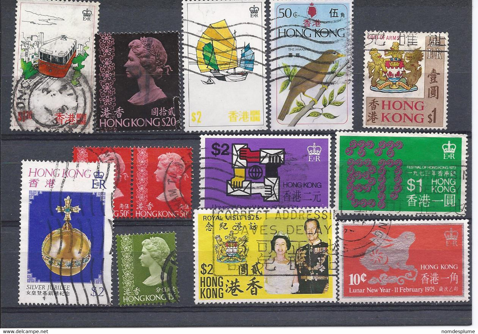 17028) Hong Kong Collection Postmark Cancel - Collections, Lots & Séries