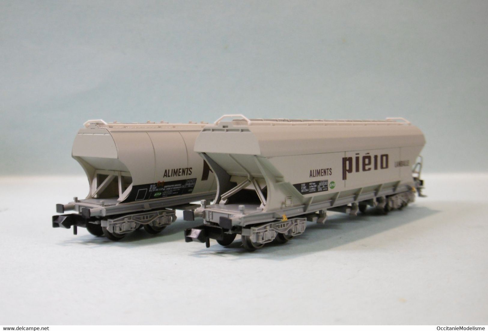 Arnold - 2 WAGONS CEREALIERS Piéto Lamballe SNCF ép. IV Réf. HN6511 Neuf NBO N 1/160 - Vagoni Merci