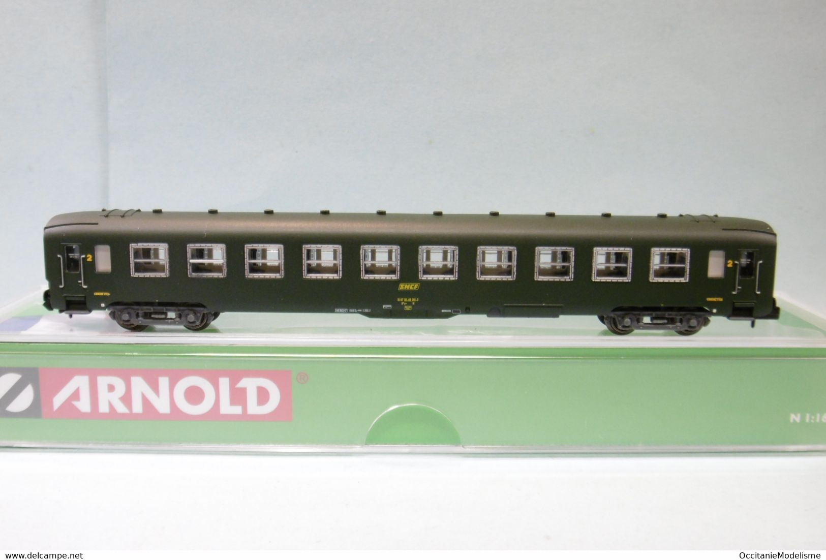 Arnold - Voiture DEV AO B10c10 Couchettes 2ème Classe SNCF ép. IV Réf. HN4386 Neuf N 1/160 - Scompartimento Viaggiatori